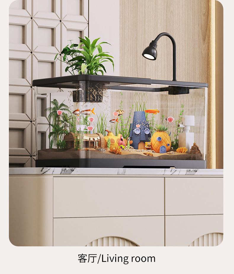 阔庭鱼缸 打造家用生态水族箱的完美选择